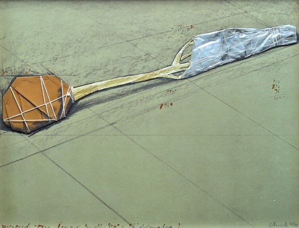 Christo (Javacheff) - Wrapped Tree, Project