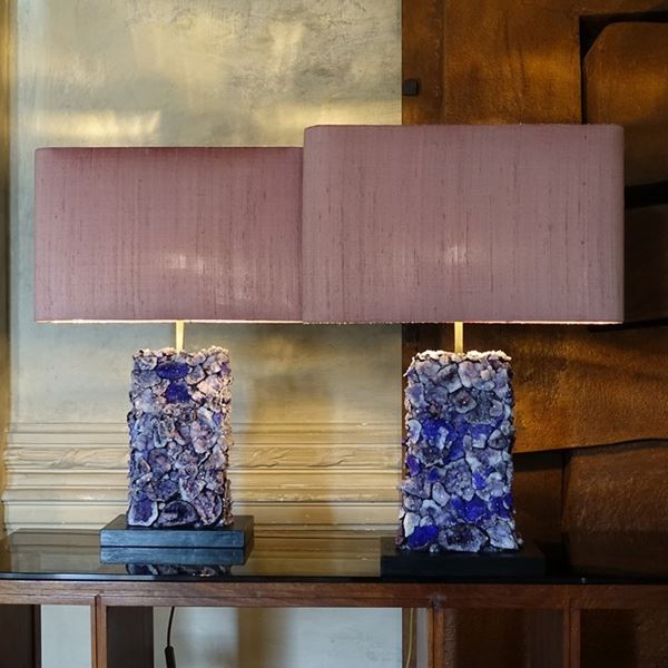 FLAIR - Pair of &quot;one of a kind&quot; lamps