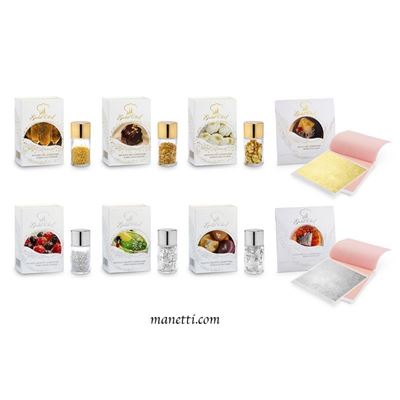 N. 1 Kit di Oro e Argento Alimentare