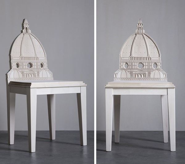 SAVIO FIRMINO - N. 1 sedia Santa Maria del Fiore (il Duomo di Firenze) della collezione Cityng