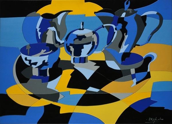 Ugo Nespolo - Tea set