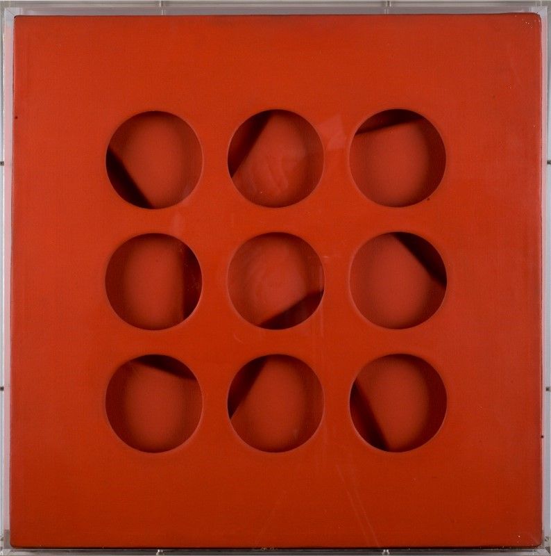 Paolo Scheggi - Intersuperficie Curva Rossa