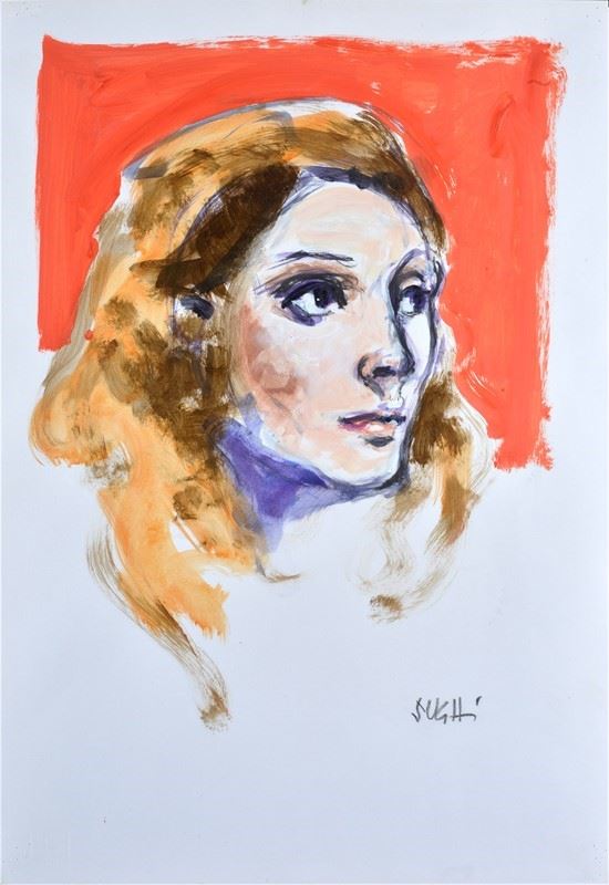 Alberto Sughi - Ritratto di donna