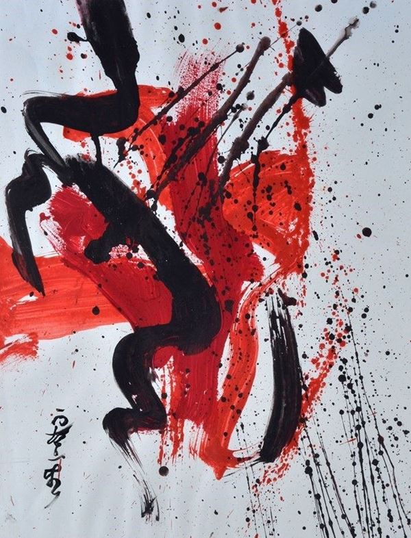 Kazuo Shiraga - Without title