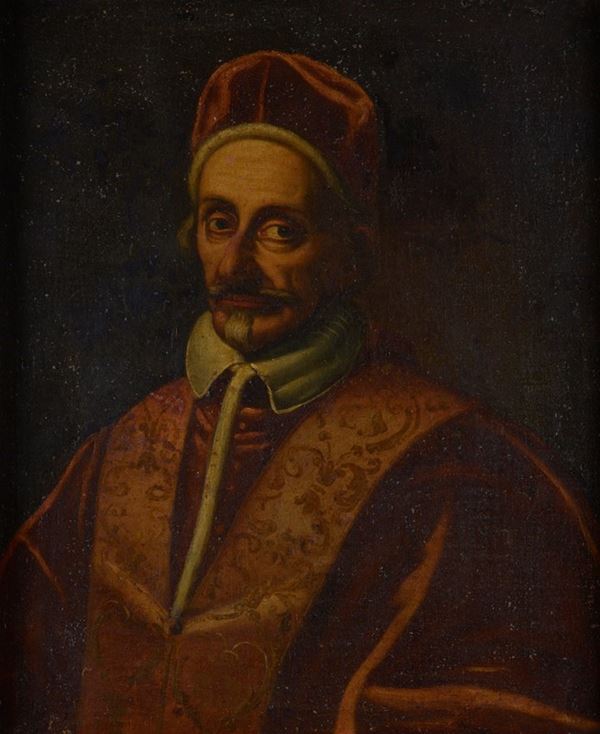 Scuola Romana, XVII sec. - Ritratto di Papa Innocenzo XI