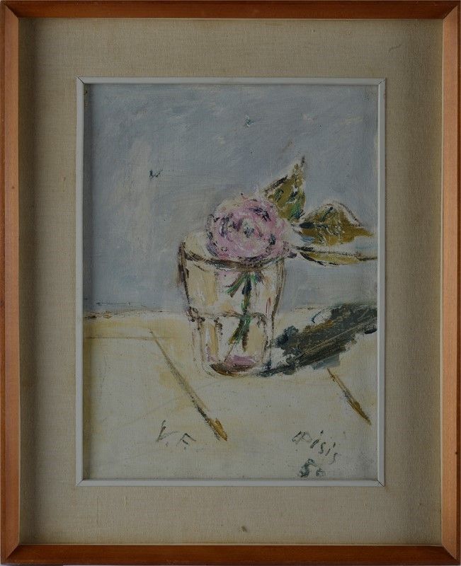 Filippo De Pisis - Fiore nel Bicchiere