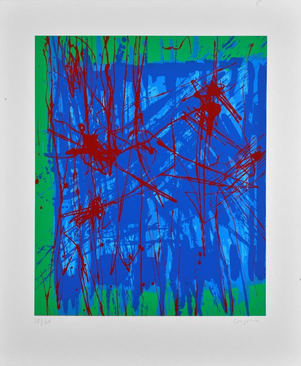 Antonio Corpora : Without title  - Lithography - Auction GRAPHICS, MULTIPLES AND EDITIONS - Galleria Pananti Casa d'Aste