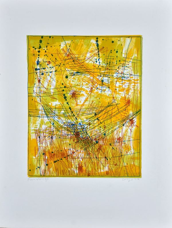 Antonio Corpora : Senza titolo  - Litografia - Asta GRAFICA E MULTIPLI - Galleria Pananti Casa d'Aste