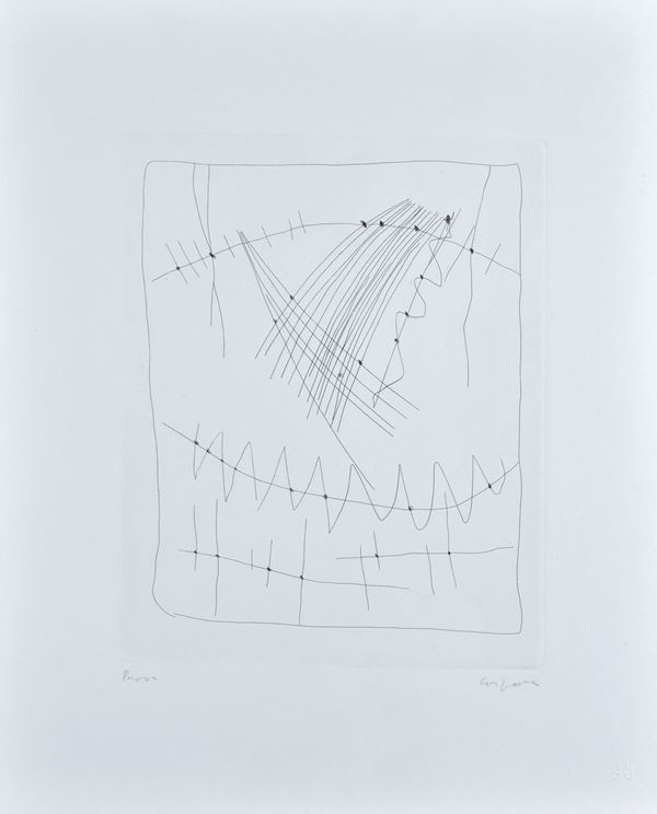 Antonio Corpora : Without title  - Lithography - Auction GRAPHICS, MULTIPLES AND EDITIONS - Galleria Pananti Casa d'Aste