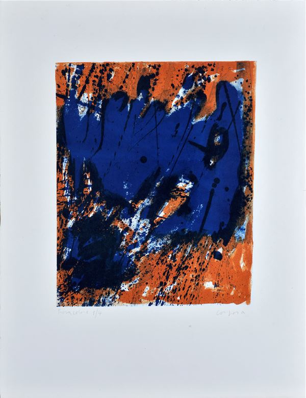 Antonio Corpora : Without title  - Lithography - Auction GRAPHICS, MULTIPLES AND EDITIONS - Galleria Pananti Casa d'Aste