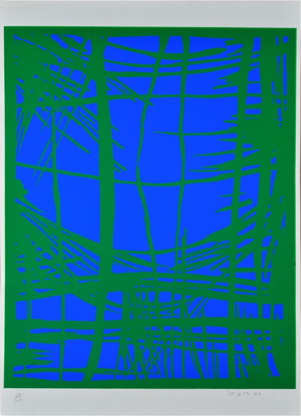 Antonio Corpora : Senza titolo  (1974)  - Litografia - Asta GRAFICA E MULTIPLI - Galleria Pananti Casa d'Aste