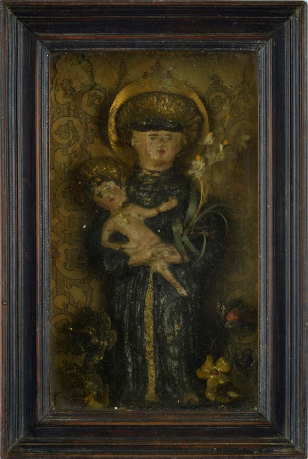 Anonimo, XIX sec. - St. Anthony with the Child