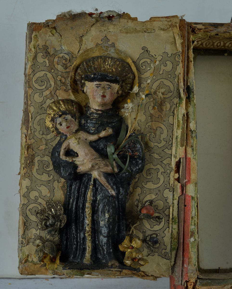 Anonimo, XIX Sec. - Sant'antonio con il Bambino