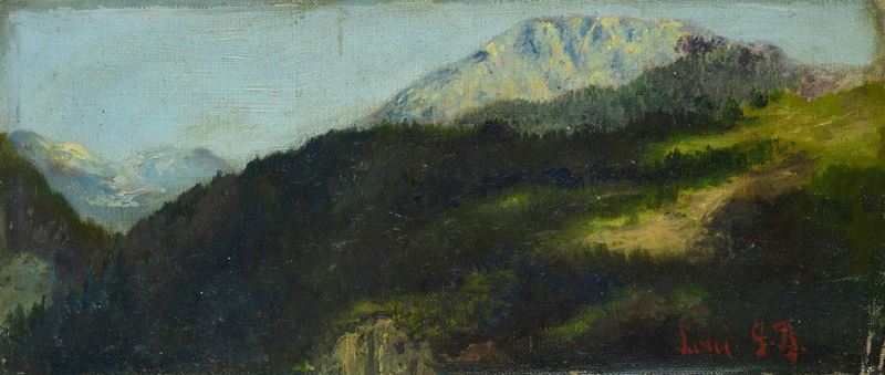 Anonimo, XX Sec. - Paesaggio Montano