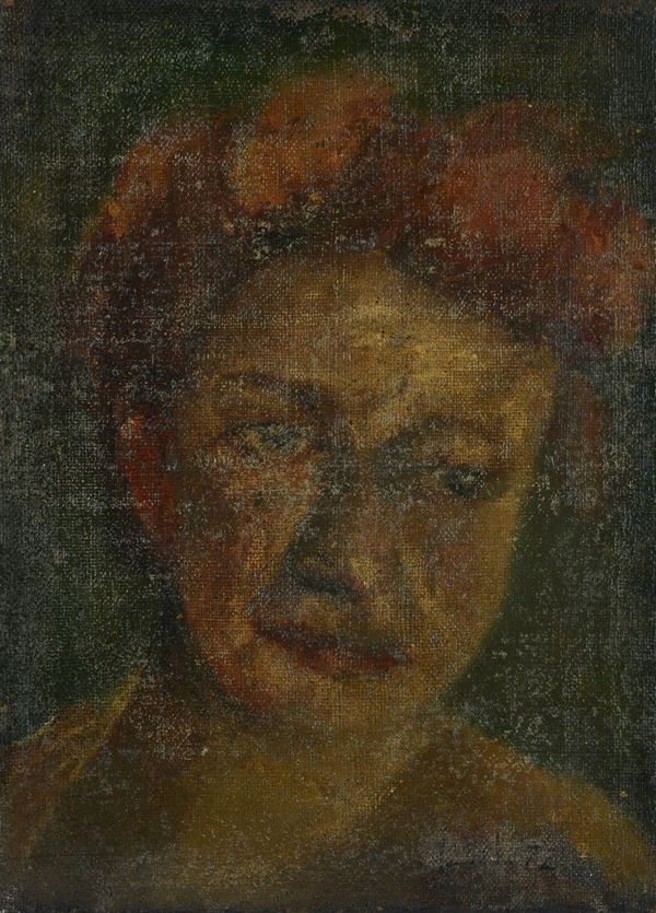 Anonimo, XIX - XX sec. - Portrait of a woman