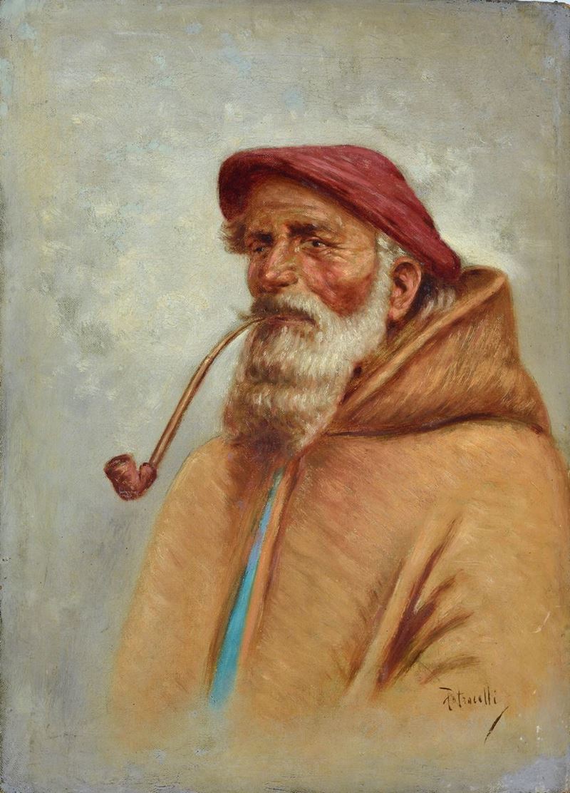Arturo Petrocelli - Vecchio con Pipa