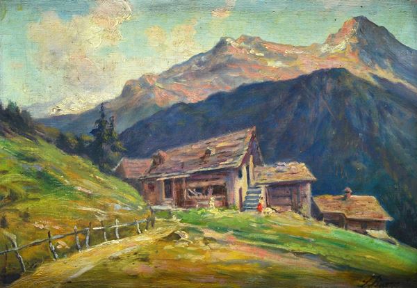 Licinio Barzanti - Paesaggio montano 