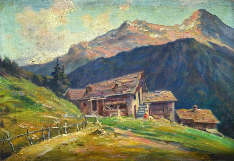 Licinio Barzanti - Paesaggio Montano