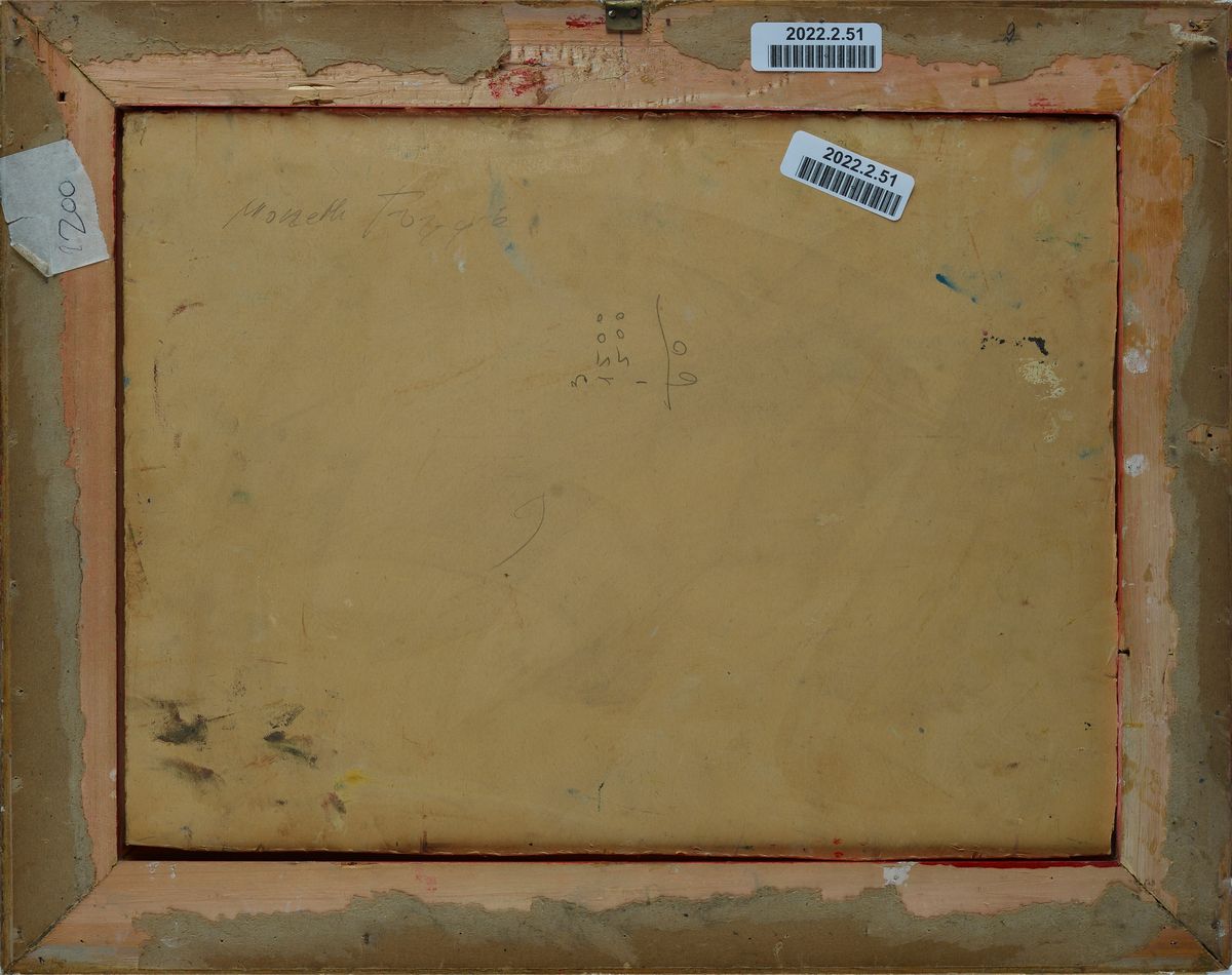 Mario Moretti Foggia - Paesaggio con Case