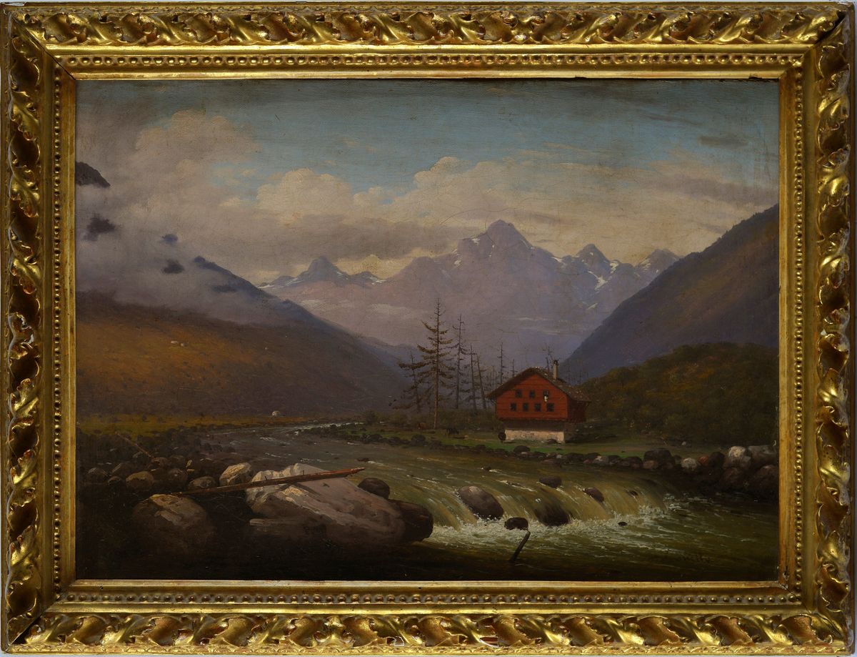 Attr. a Giuseppe Canella - Veduta nel Varese