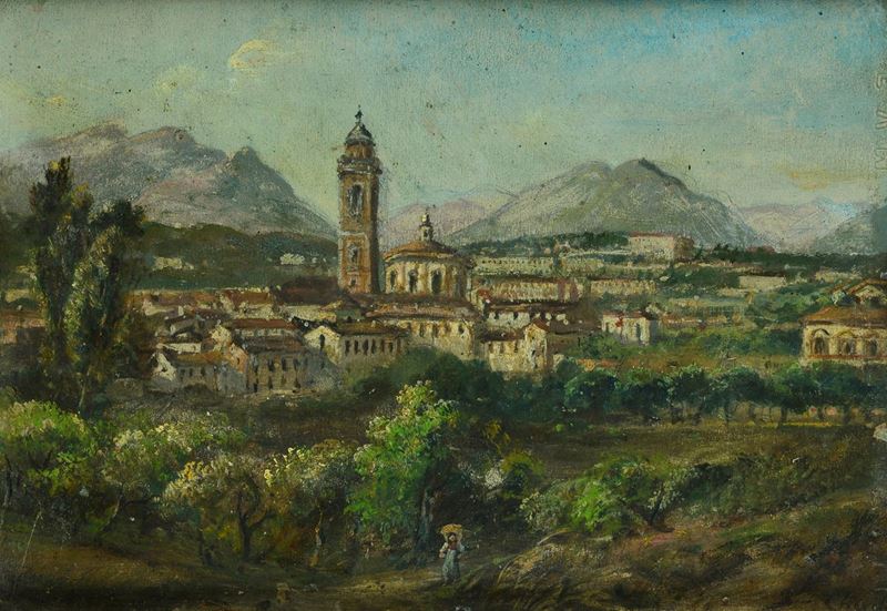 Anonimo, XX Sec. - Veduta di Varese