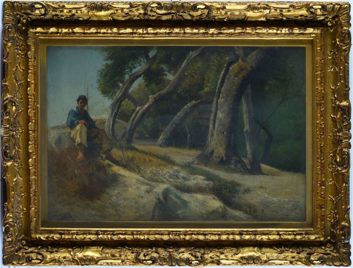 Aurelio Tiratelli - Ragazzo a Riposo