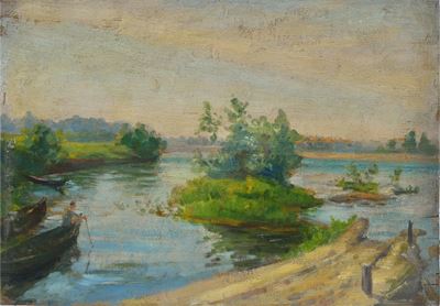 Barche nel Fiume