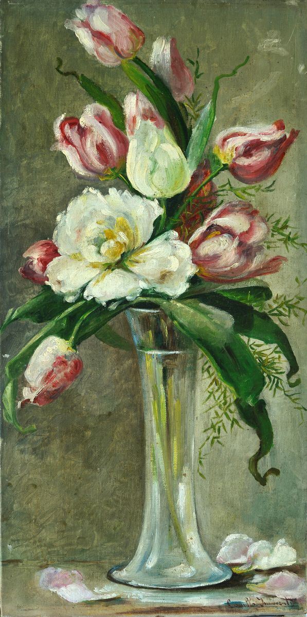 Camillo Innocenti - Vaso con fiori