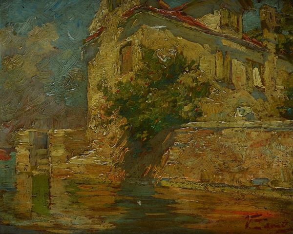 Vittore Zanetti Zilla - Casa sul canale