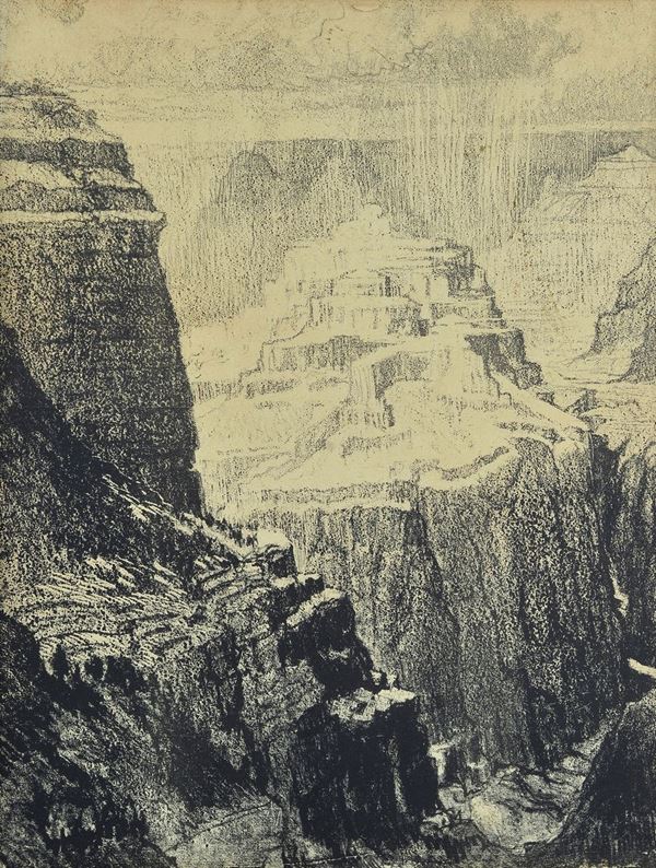 Joseph Pennell - Grand Canyon