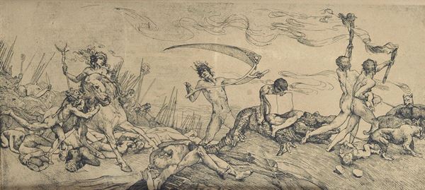 Giulio Aristide Sartorio - La maschera dell'anarchia (da Shelley)