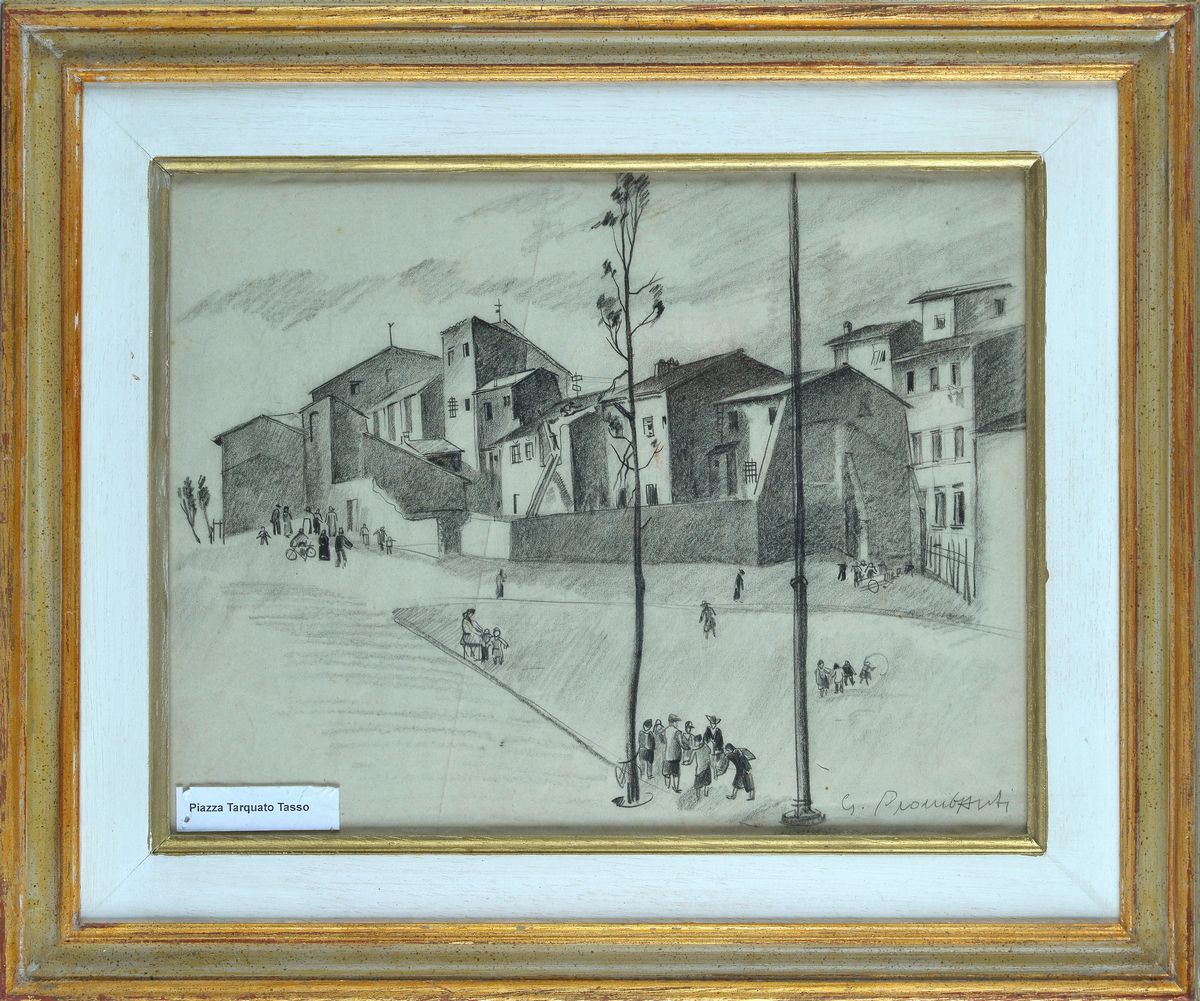 Giuseppe Piombanti - Piazza Tasso