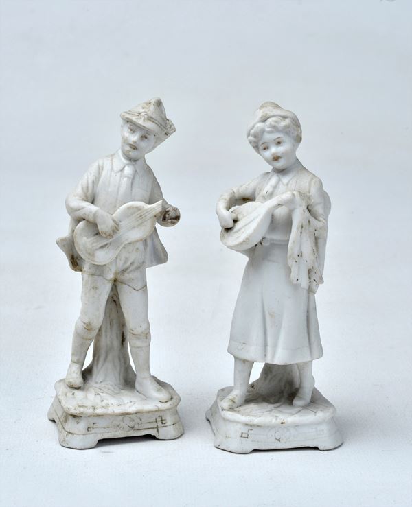 Musicians  - Biscuit sculptures - Auction FROM A MILANESE COLLECTION - Galleria Pananti Casa d'Aste