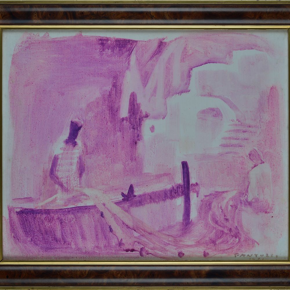Eliano Fantuzzi - Figure con Barca