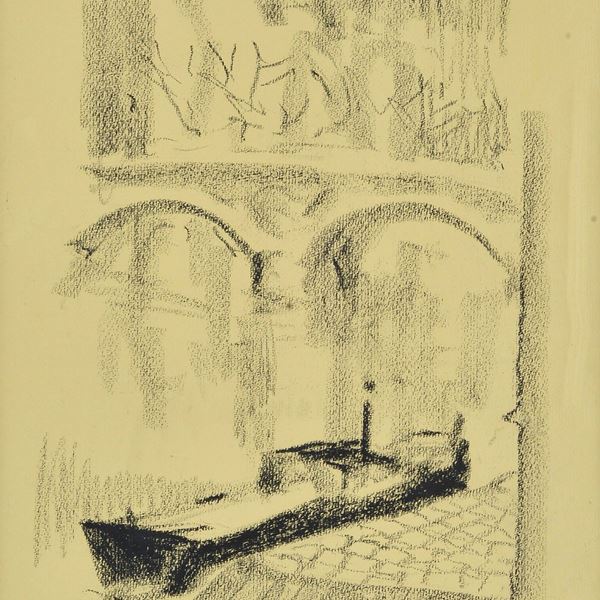 Eliano Fantuzzi - Figura con barca e ponte