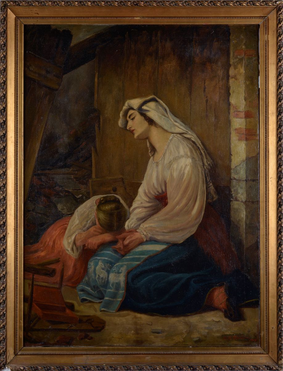 E. M. Cristiani (XIX - XX Sec.) - Afflizione