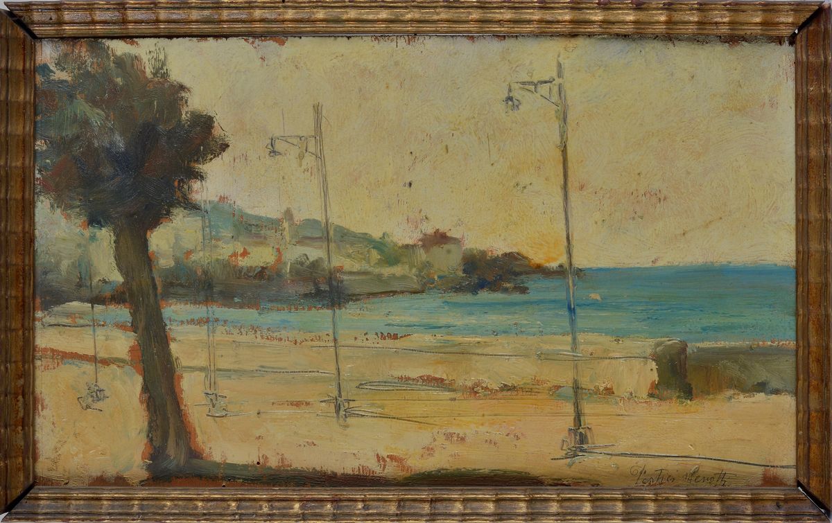 Pertici Menotti (XX) - Lungolago (fronte) - Scorcio di Fiume (verso)