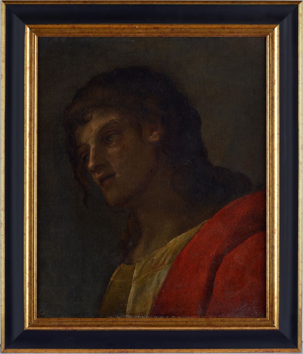 Scuola Emiliana, XVII Sec. - Volto di San Giovanni