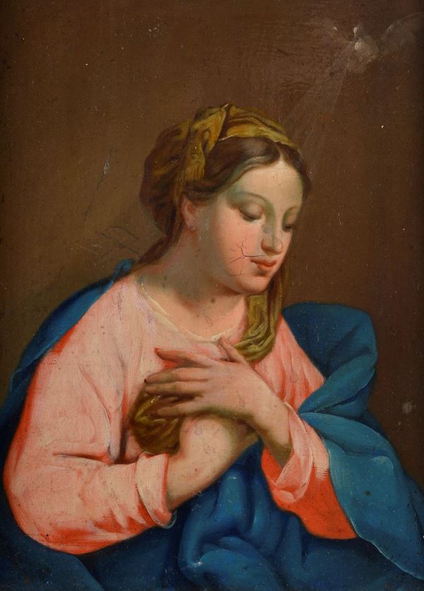 Scuola Emiliana, XVIII sec. - Madonna in prayer