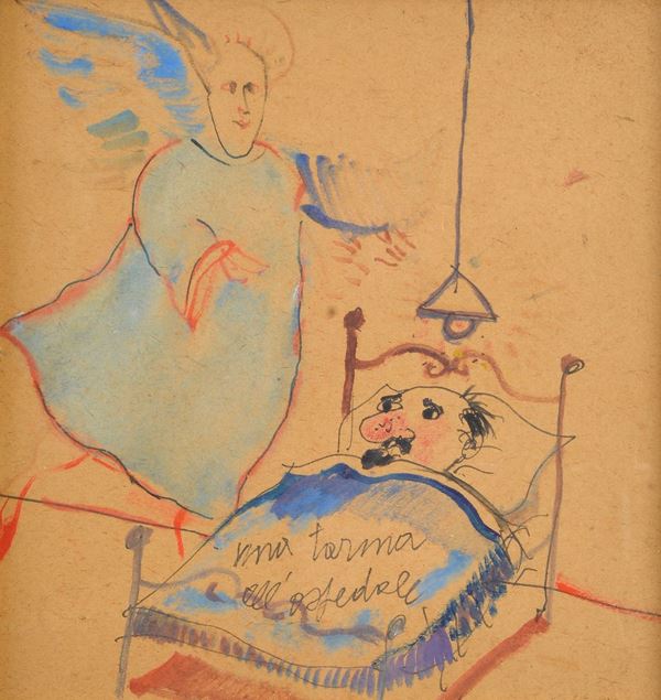 Antonio Possenti - But go back to the hospital (caricature)