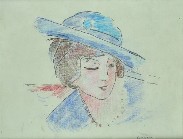 Renato Natali - Lady with hat