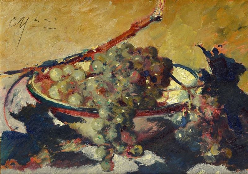 Corrado Michelozzi - Natura Morta con Uva