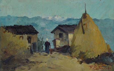 Paesaggio con Contadina
