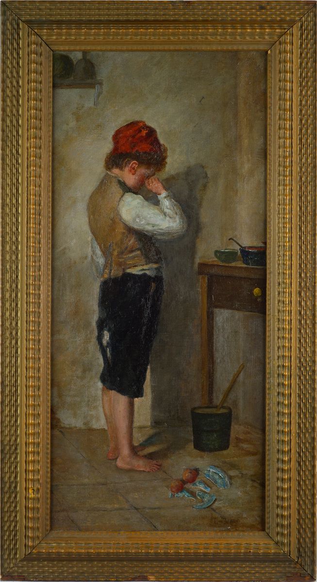 Anonimo, XIX Sec. - Bambino che Piange