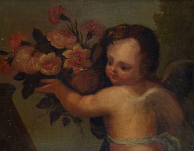 Putto con Fiori