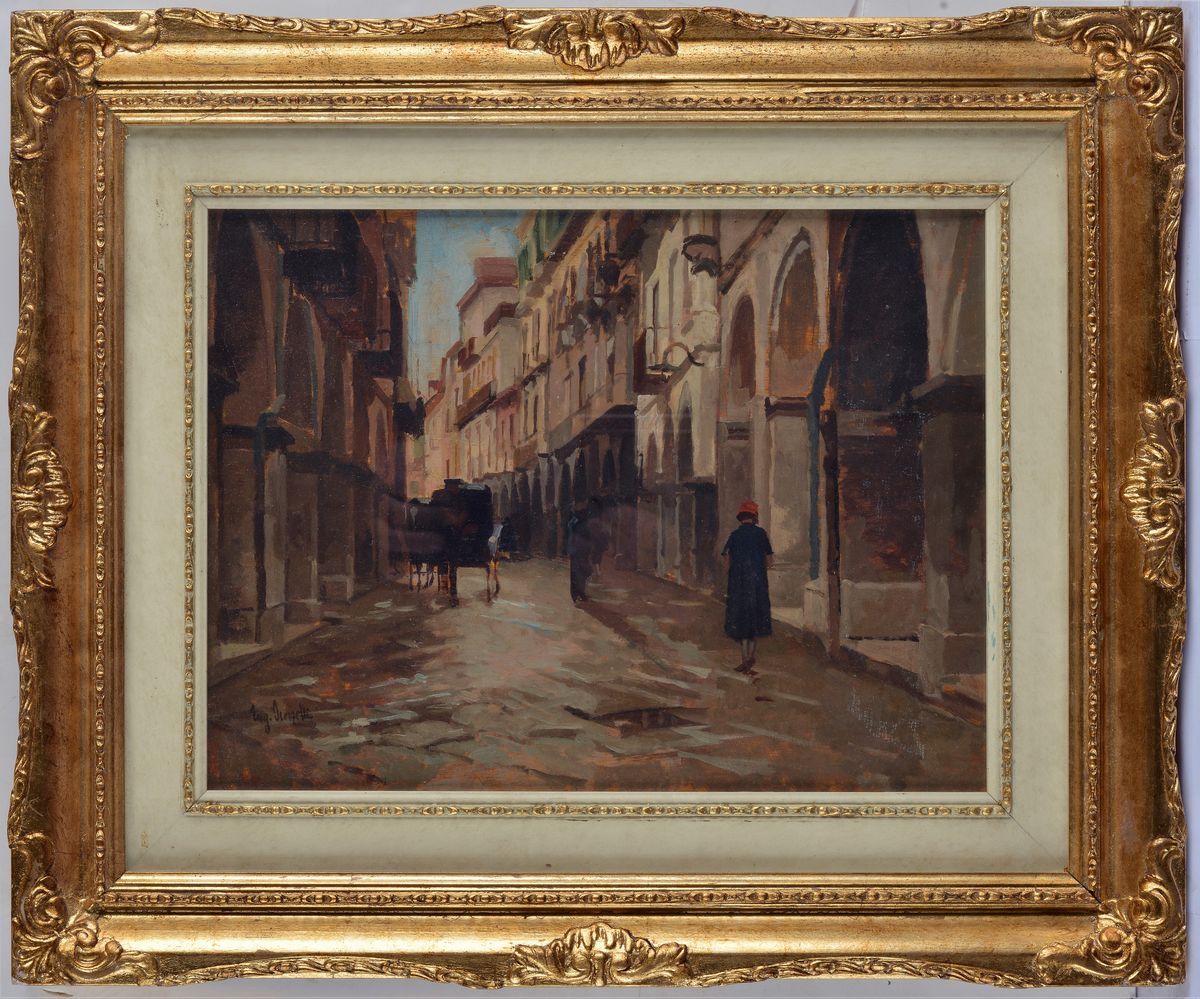 Eugenio Scorzelli - Scorcio di Borgo Toscano