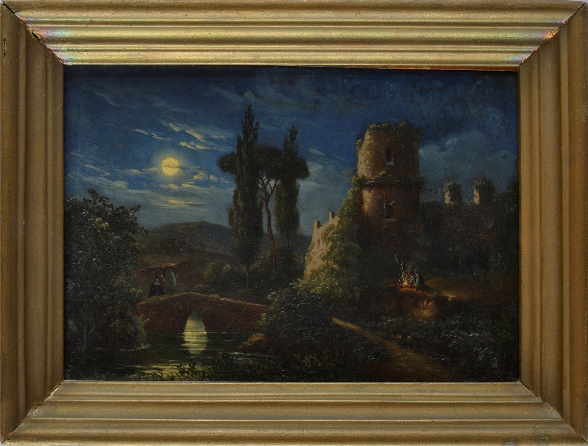 Walter Witting - Paesaggio Notturno