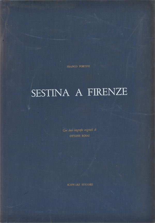 Ottone Rosai : Sestina in Florence  - Lithographs - Auction GRAPHICS, MULTIPLES  [..]
