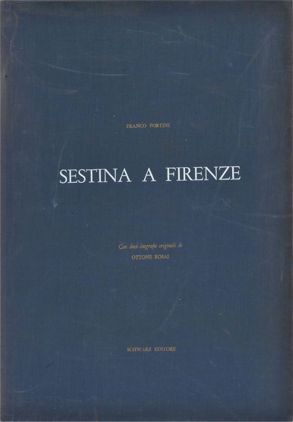 Ottone Rosai : Sestina in Florence  - Lithographs - Auction GRAPHICS, MULTIPLES AND EDITIONS - Galleria Pananti Casa d'Aste