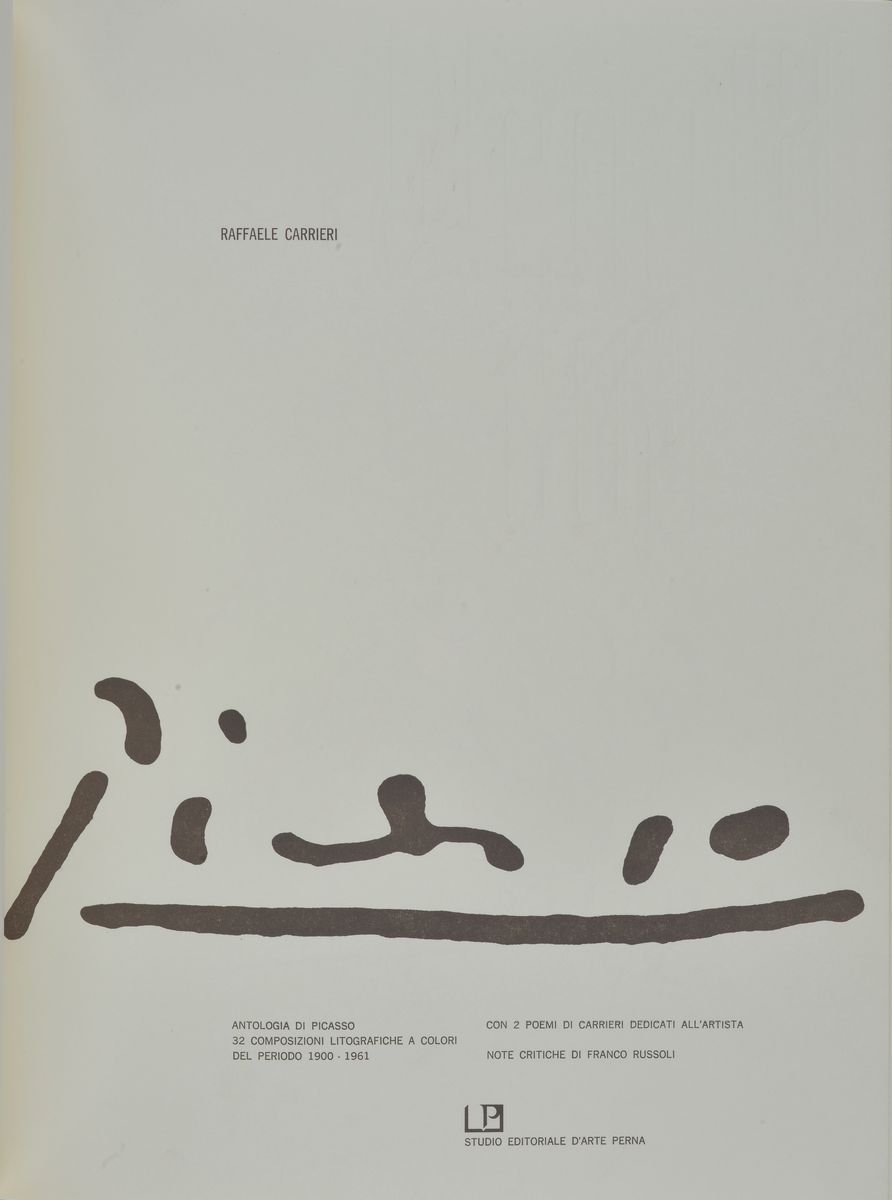 Raffaele Carrieri - Incontri con Picasso